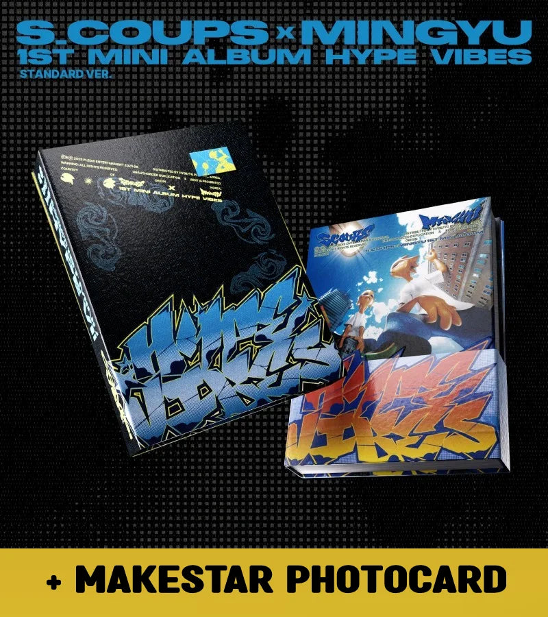 S.Coups x Mingyu 1st Mini Album - HYPE VIBES (Standard Ver.) +