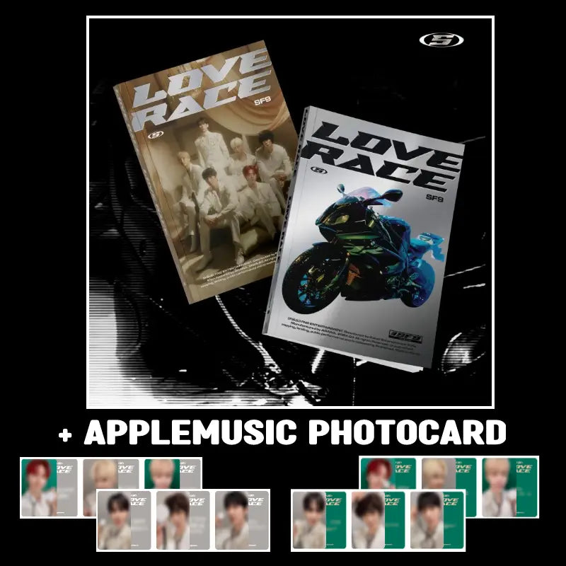 SF9 15th Mini Album - LOVE RACE + APPLEMUSIC Photocard