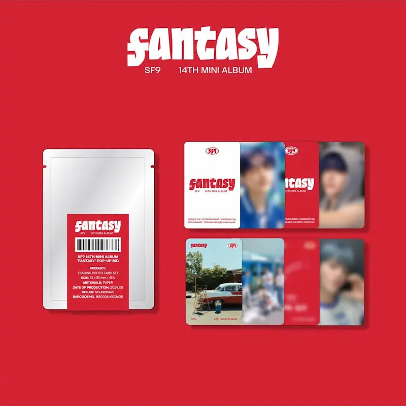 SF9 FANTASY Official Merchandise - Trading Photocard Set