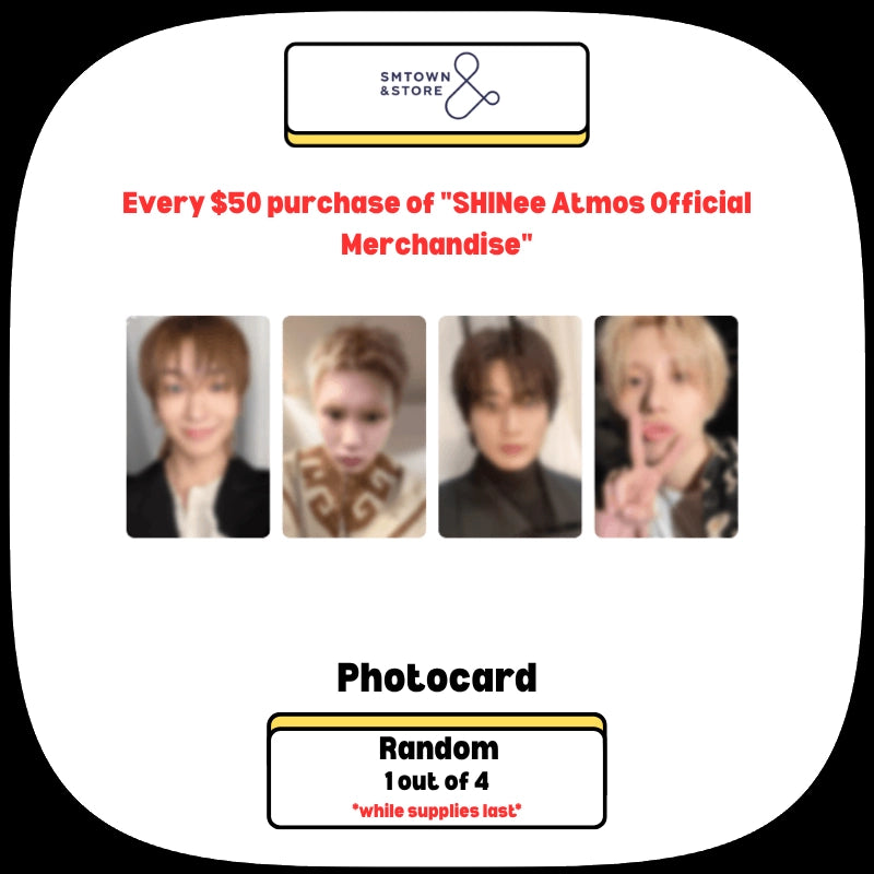 SHINee Atmos Official Merchandise - Random Trading Card Set SHINee Atmos Official Merchandise - Random Trading Card Set