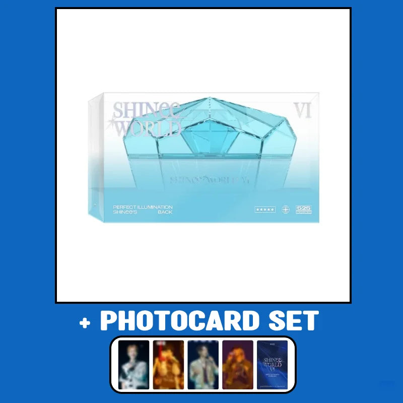 SHINee World VI Perfect Illumination Blu-Ray + Photocard Set SHINee World VI Perfect Illumination Blu-Ray + Photocard Set