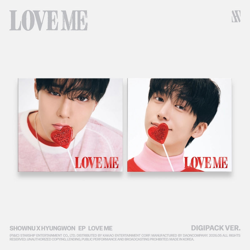 SHOWNU x HYUNGWON EP Album - LOVE ME (Digipack Ver.) – Choice Music LA
