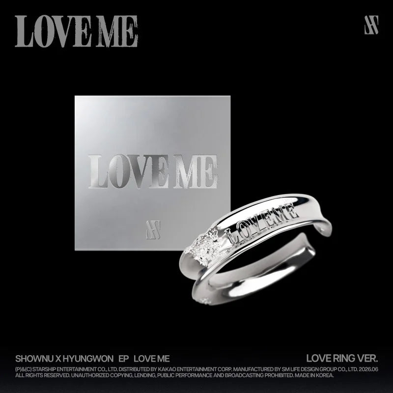 Pre-Order] SHOWNU x HYUNGWON EP Album - LOVE ME (Love Ring Ver