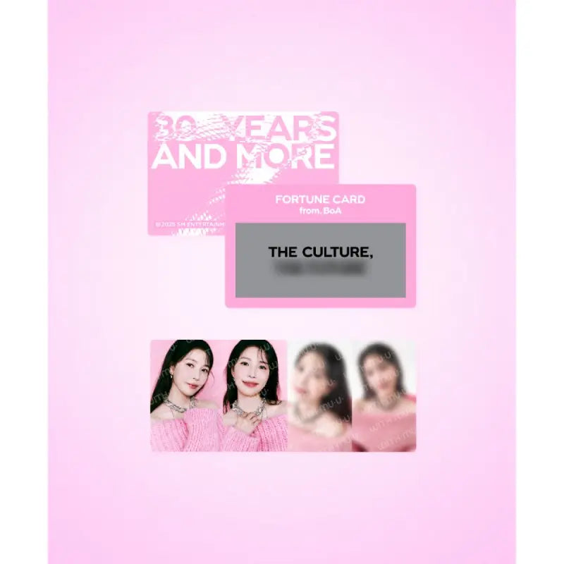SMTOWN Live 2025 Official Merchandise - Fortune Scratch Card