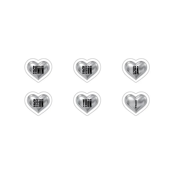 STAYC STAY TUNED Official Merchandise - Acrylic Parts Set