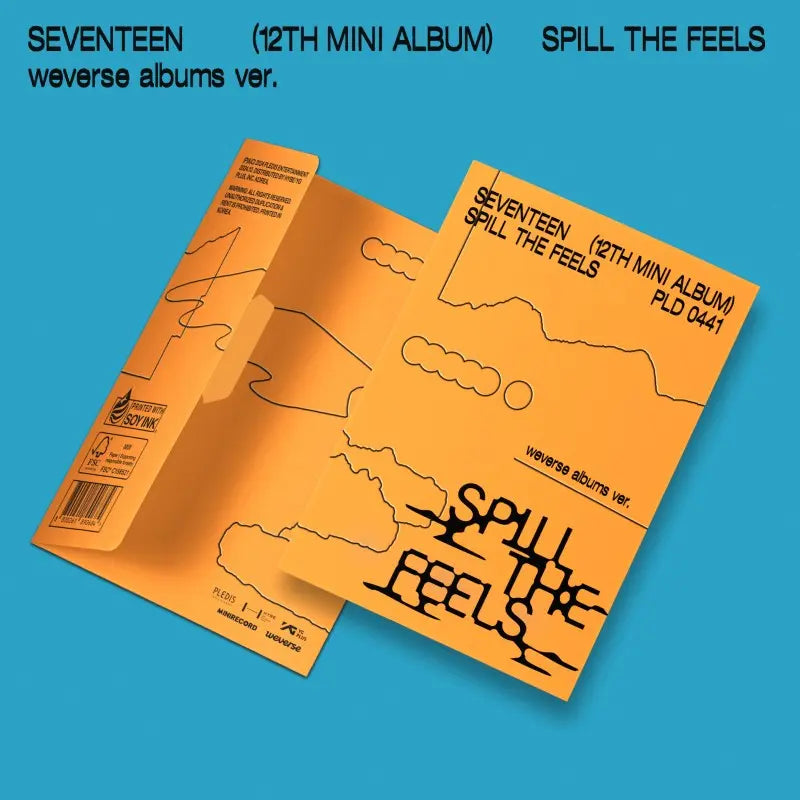 Seventeen 12th Mini Album - SPILL THE FEELS (Weverse Album Ver.)