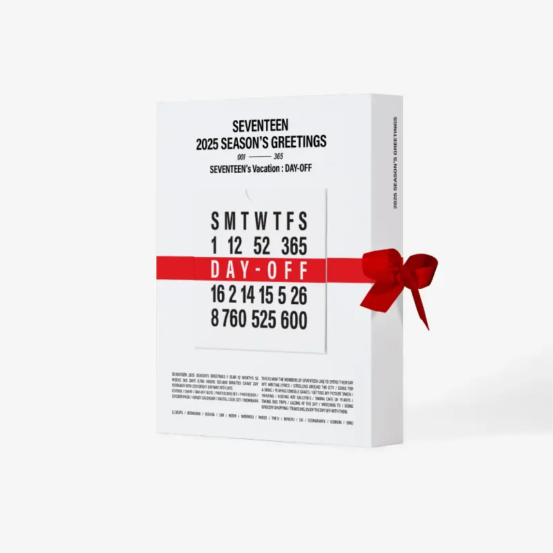 アイドル SEVENTEEN 2025 SEASON'S GREETINGS Seventeen 2025 Official Season's Greetings – Choice Music LA