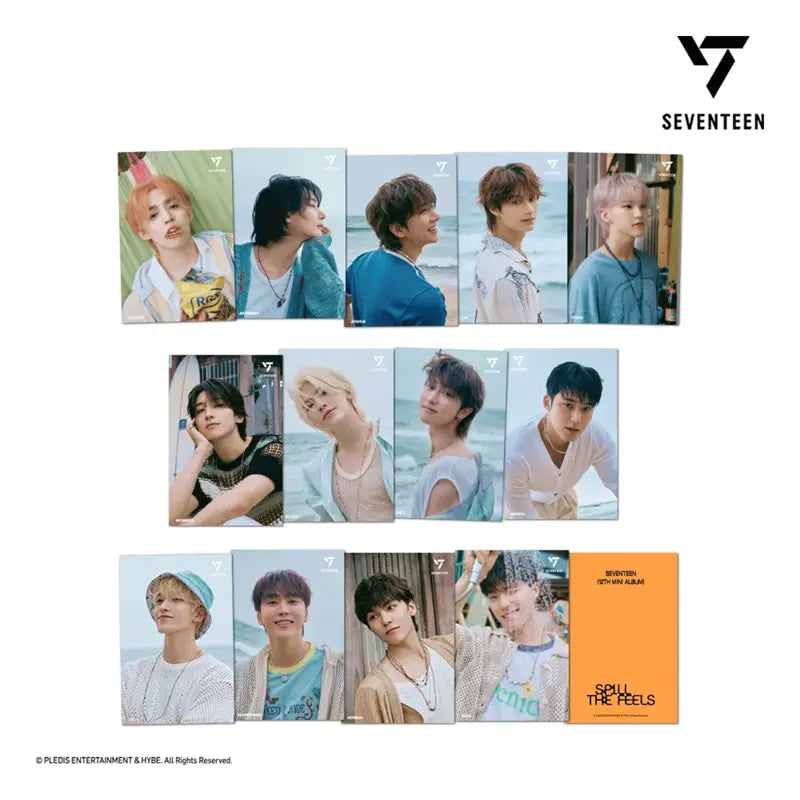 Seventeen SPILL THE FEELS Official Merchandise - 3D Lenticular Postcard