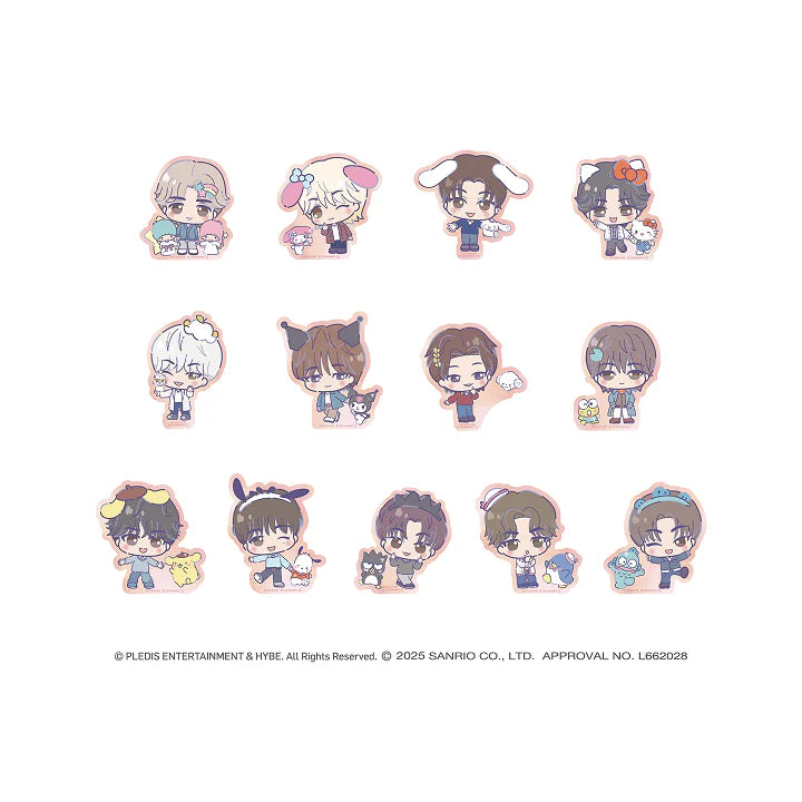 オーロラ ステッカー 全種 コンプ セット SEVENTEEN サンリオ SEVENTEEN - オーロラ ステッカー 全種 コンプ セット SEVENTEEN