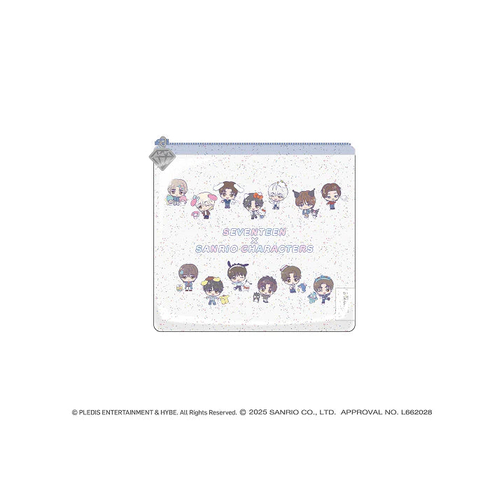 Pre-Order] Seventeen X Sanrio Official Merchandise - Flat Pouch