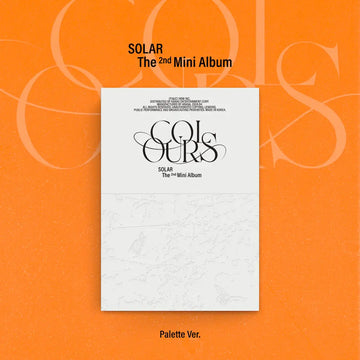 [Pre-Order] Solar 2nd Mini Album - COLOURS (Palette Ver.)