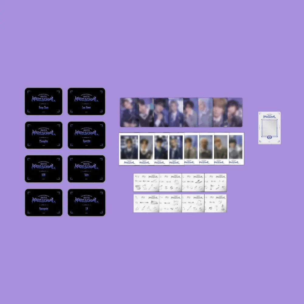 Stray Kids SKZ's Magic School Official Merchandise -  Photo Deco Set