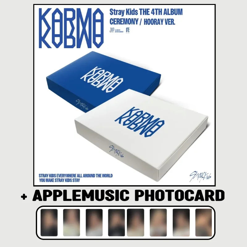 Stray Kids 4th Album - KARMA + APPLEMUSIC Photocard – Choice Music LA Stray Kids 4th Album - KARMA + APPLEMUSIC Photocard – Choice Music LA