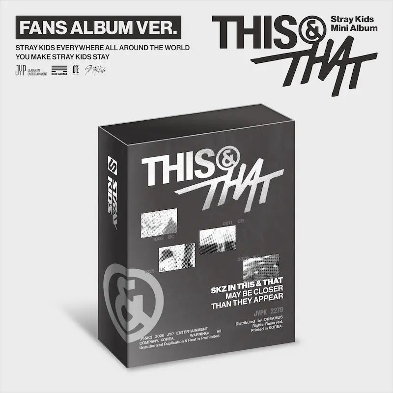Stray Kids スキズ THIS&THAT Fans Album Stray Kids Mini Album - THIS & THAT (FANS Album Ver.) – Choice