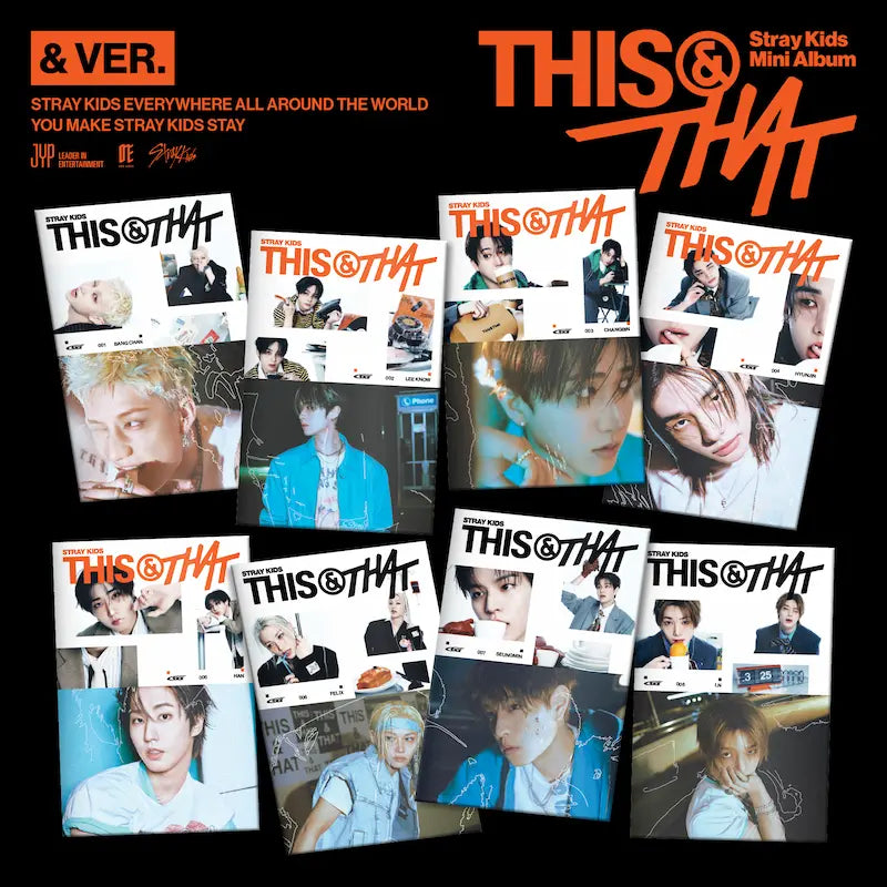 straykids THIS&THAT applemusic ６枚 Stray Kids Mini Album - THIS & THAT (& Ver.) + APPLEMUSIC