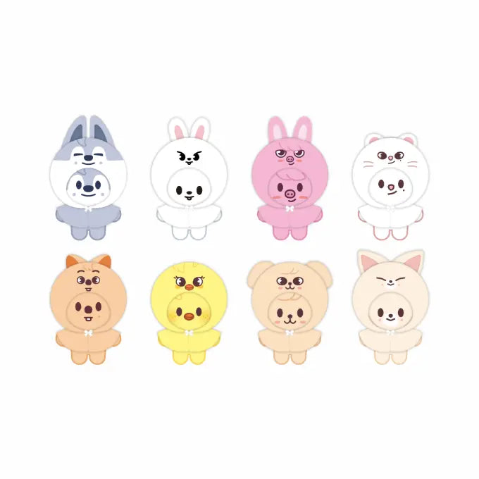 Stray kids SKZOO 10cm PLUSH 5個 Stray Kids SKZ 5'CLOCK Official Merchandise - SKZOO 10CM