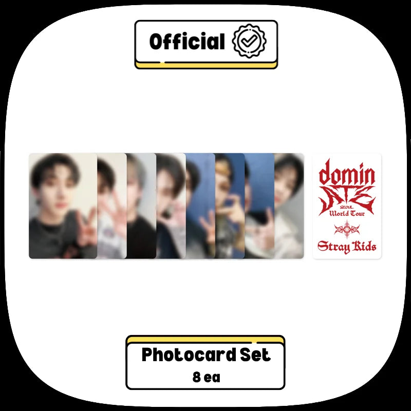 Stray Kids World Tour dominATE Seoul Blu-Ray + Photocard Set Stray Kids World Tour dominATE Seoul Blu-Ray + Photocard Set