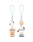 Stray Kids x Sanrio Characters Official Merchandise - Mini Figure Couple Keyring