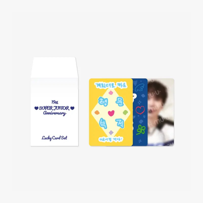 Super Junior 19th Anniversary Official Merchandise - Lucky Card Set