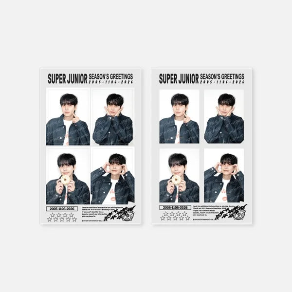 Super Junior 2026 Season's Greetings Official Merchandise - 4CUT Super Junior 2026 Season's Greetings Official Merchandise - 4CUT