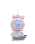 Super Junior SUPER SHOW 10 SJ-CORE Official Merchandise - Red Hare Junior Doll Keyring