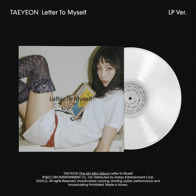 TAEYEON 6th Mini Album - Letter To Myself (LP) – Choice Music LA