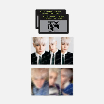 TAEYONG 2024 Concert 'TY Track' Official Merchandise - Fortune Scratch Card Set