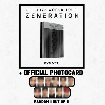 [Pre-Order] THE BOYZ 2nd World Tour - ZENERATION DVD + Photocard