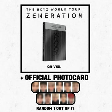 [Pre-Order] THE BOYZ 2nd World Tour - ZENERATION QR + Photocard