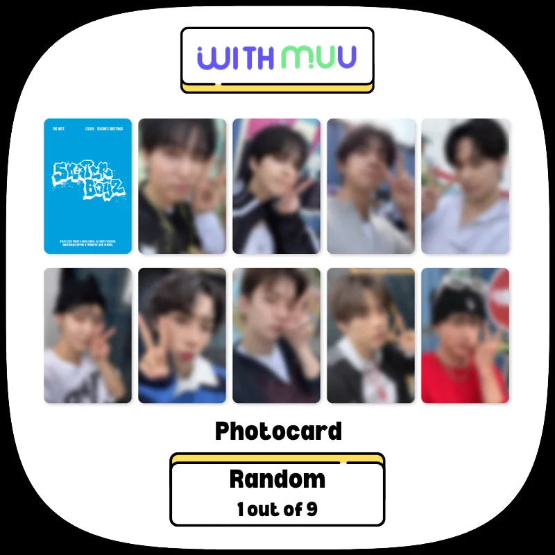 THE BOYZ シーグリ　SEASON'S GREETINGS 2026 THE BOYZ 2026 Season's Greetings + WITHMUU Photocard – Choice Music LA