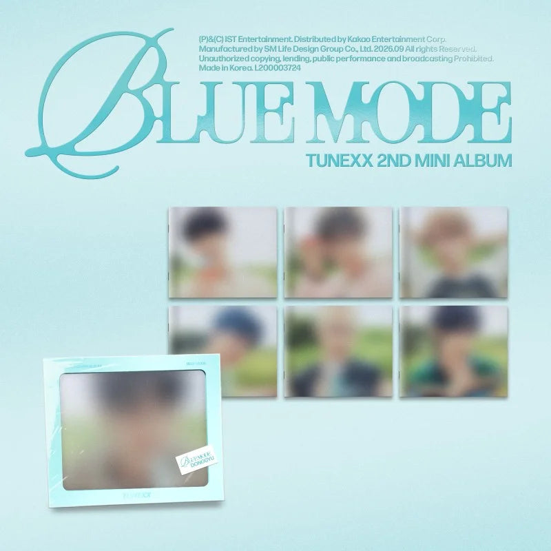 Pre-Order] TUNEXX 2nd Mini Album - BLUE MODE (Individual Mode Ver