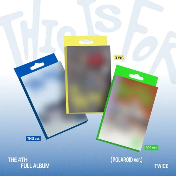 TWICE 4th Album - THIS IS FOR (Polaroid Ver.)