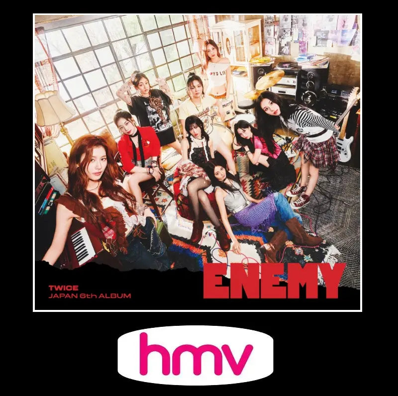 TWICE 6th Japanese Album - ENEMY (Limited A) + HMV Bonus TWICE 6th Japanese Album - ENEMY (Limited A) + HMV Bonus