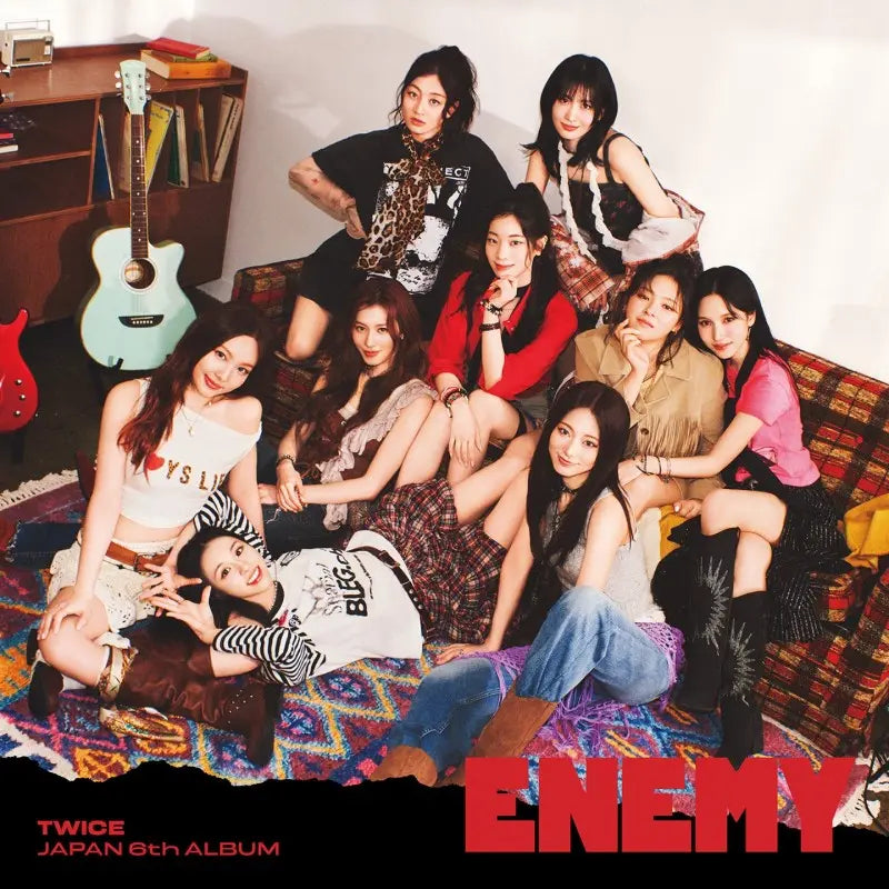 TWICE ENEMY 日本6th once限定版　15枚 TWICE 6th Japanese Album - ENEMY (Regular Edition) + ONCE