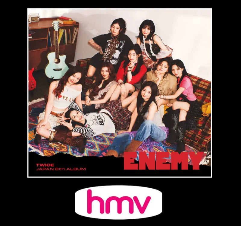 TWICE 6th Japanese Album - ENEMY (Regular Edition) + HMV Bonus TWICE 6th Japanese Album - ENEMY (Regular Edition) + HMV Bonus