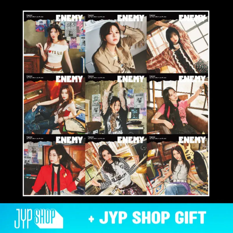 TWICE 6th Japanese Album - ENEMY (Solo Edition) + JYP Japan Store TWICE 6th Japanese Album - ENEMY (Solo Edition) + JYP Japan Store