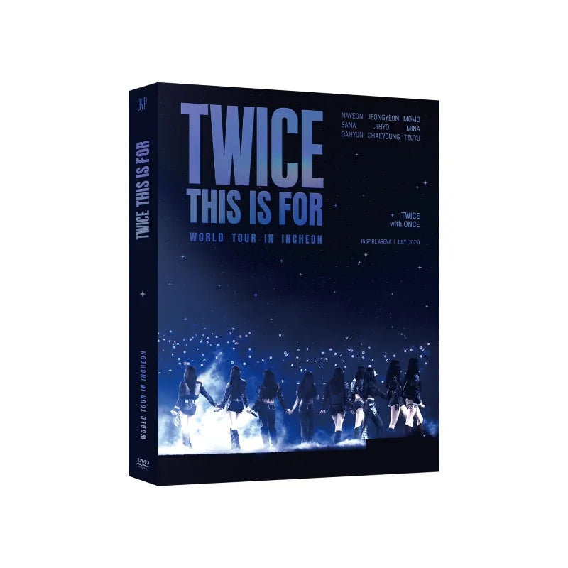 TWICE ワールドツアーライブDVD 、CDセットトレカポスター付き Pre-Order] TWICE THIS IS FOR World Tour in Incheon DVD + Benefit