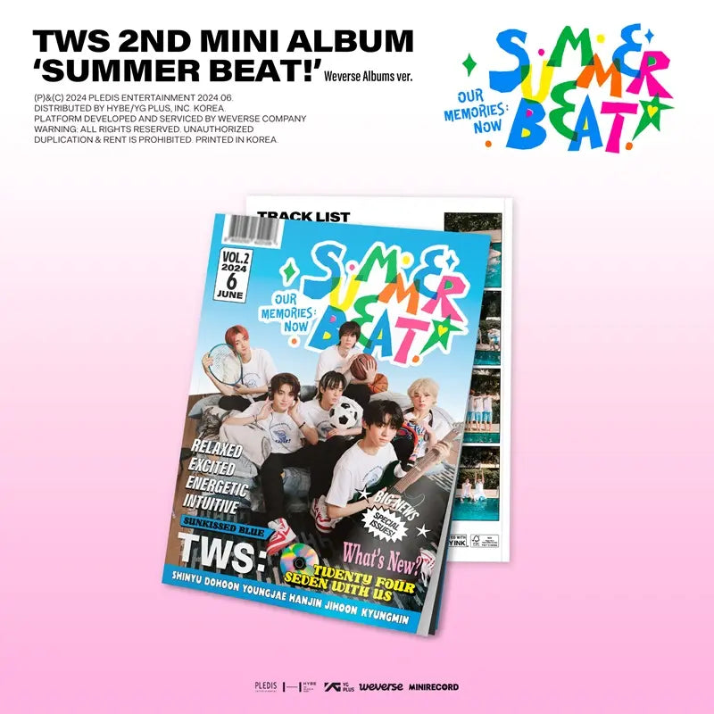 TWS 2nd Mini Album - SUMMER BEAT! (Weverse Album Ver.) – Choice Music LA