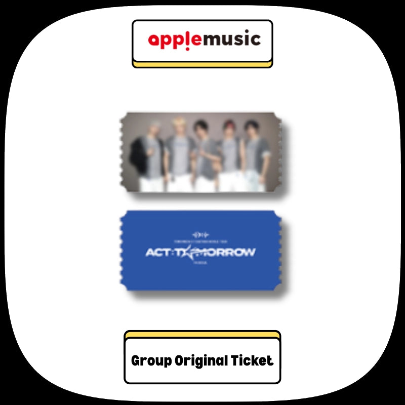 新品未使用 TXT ACT : TOMORROW IN SEOUL FNC 高尺 TXT World Tour ACT : TOMORROW in Seoul + Benefit – Choice Music LA