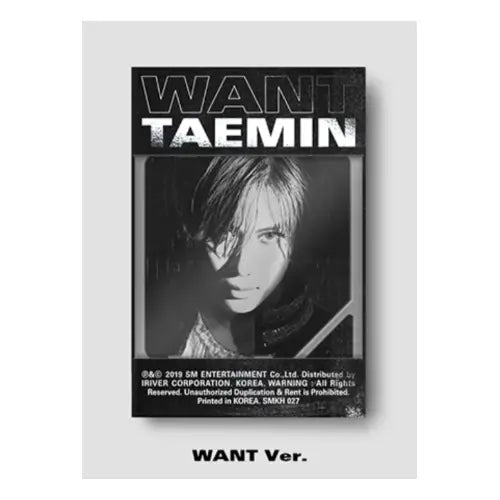 Taemin 2nd Mini Album - WANT Kihno Kit – Choice Music LA