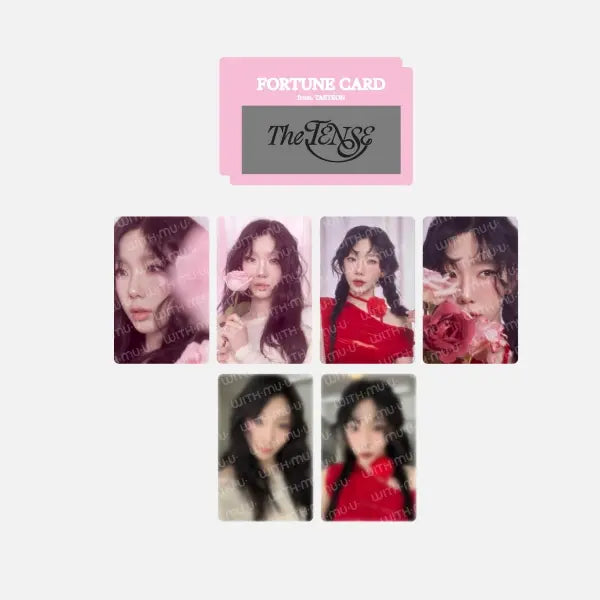 Taeyeon THE TENSE Official Merchandise - Fortune Scratch Card