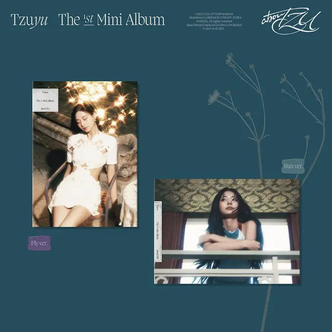 SIGNED TWICE TZUYU 1st Mini Album abouTZU Run Ver. PHOTO