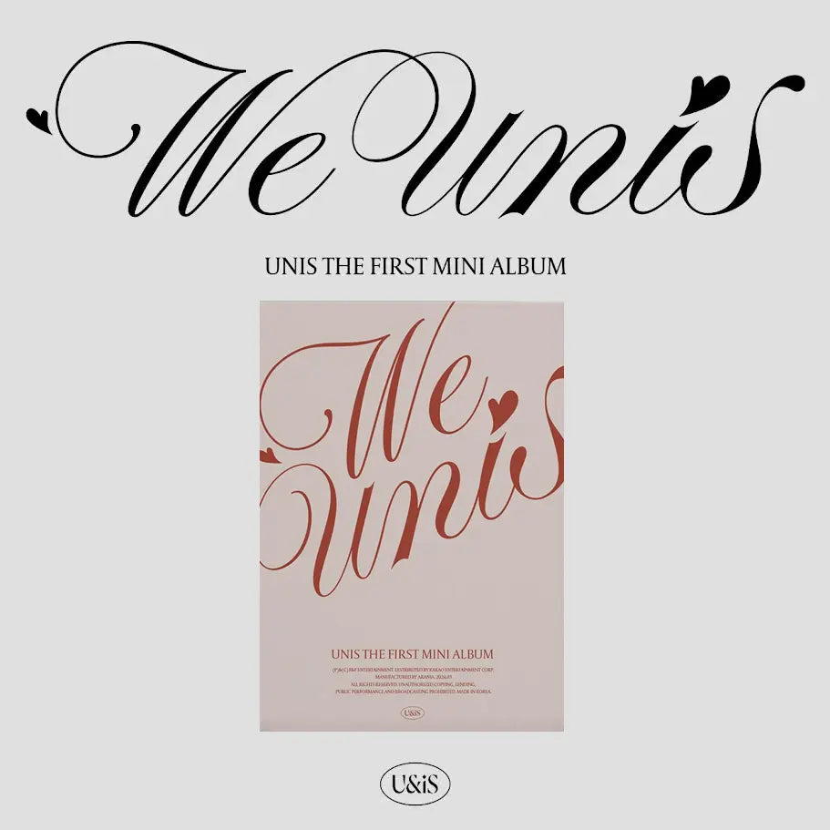 UNIS 1st Mini Album - WE UNIS – Choice Music LA