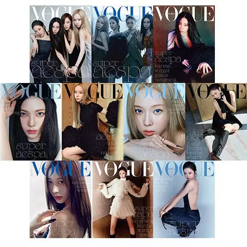 aespa カリナ ウィンター 4冊セット VOGUE Vogue Magazine 2024-09 [Cover : aespa] – Choice Music LA
