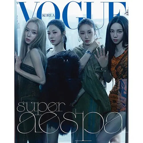 VOGUE aespa ウィンター 2冊セット 雑誌 aespa Winter - Vogue Korea (April 2023 Issue Digital Cover +