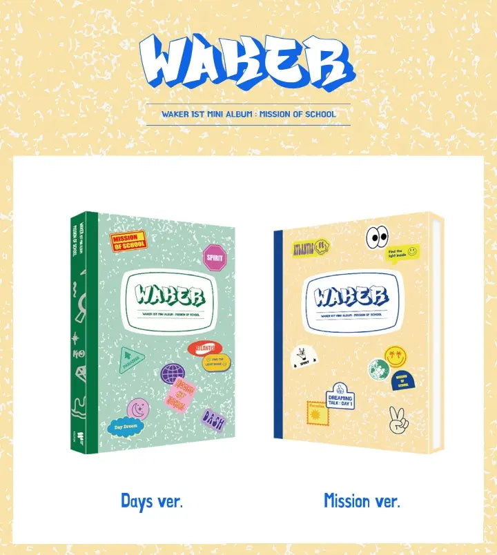 WAKER 1st Mini Album - MISSION OF SCHOOL