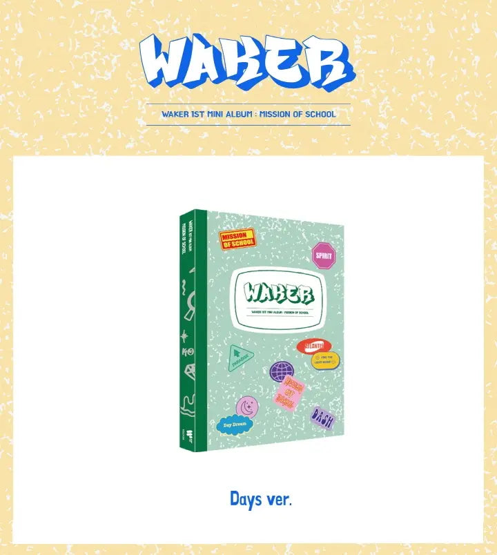 WAKER 1st Mini Album - MISSION OF SCHOOL