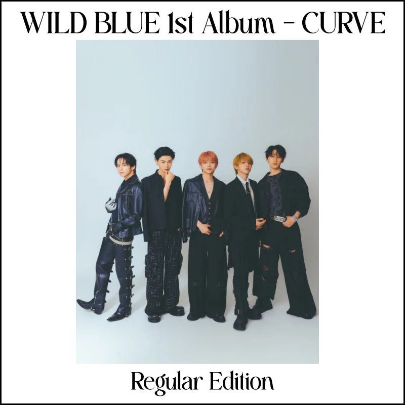 Pre-Order] WILD BLUE 1st Album - CURVE (Regular Edition) – Choice