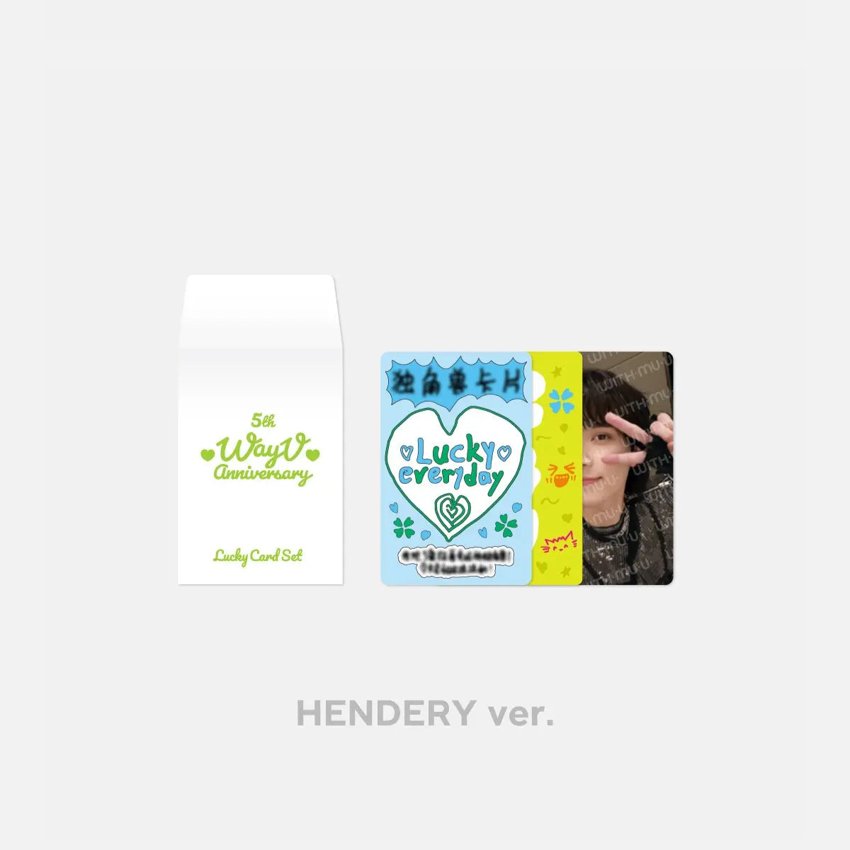 WayV 5th Anniversary Official Merchandise - Lucky Card Set