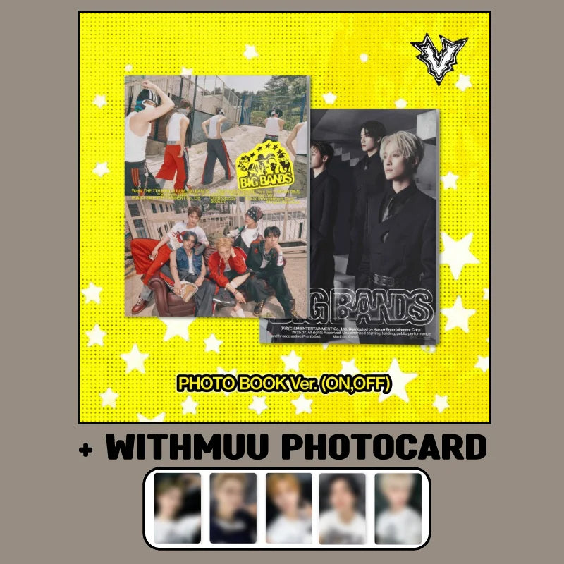WayV 7th Mini Album - BIG BANDS (Photobook Ver.) + WITHMUU